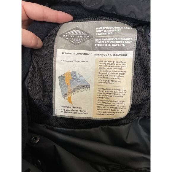 COLUMBIA OMNI-TECH Fleece 2-Layer Hooded Jacket LARGE FS Benefits Charity - Picture 9 of 12